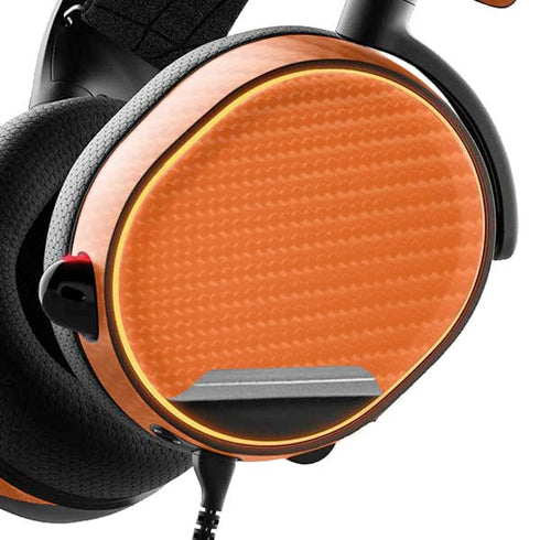 Orange Carbon Fiber Specialty Material SteelSeries Arctis 3 Skin